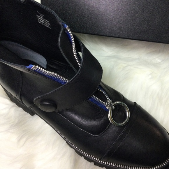 Cecelia New York Tillery Combat Bootie Black/UltraMarine - Size 9 - New In Box - Picture 8 of 12